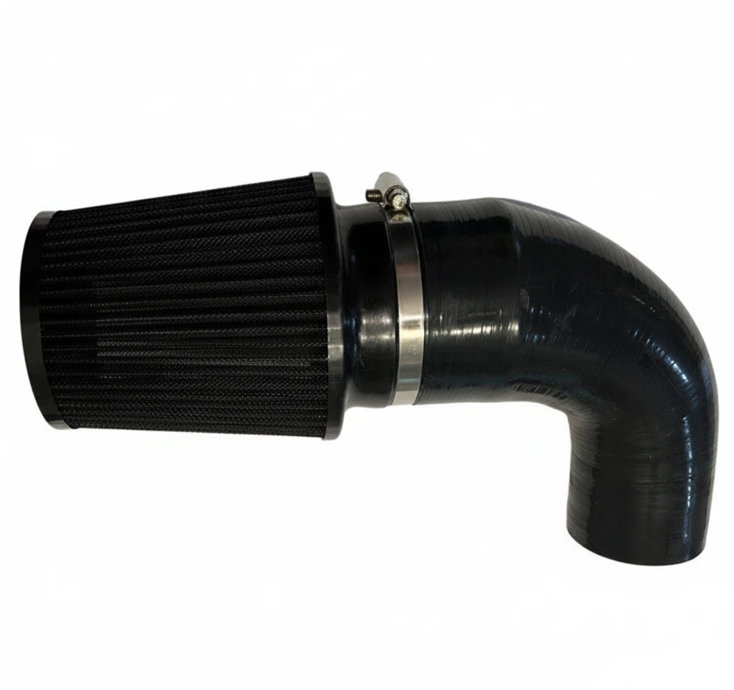 Individual GT40 black shorty intake with filter, elbow and clamp